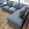 5 Seater Dusty Grey L-Shape Sofa - 2