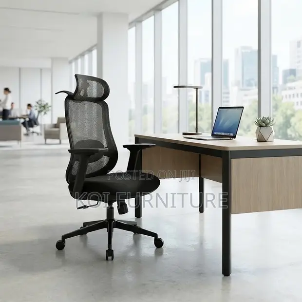 Ergonomic High Back Mesh Office Chair - 1