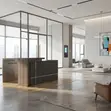 1.8m Reception Desk - Front Office Welcoming Desk - 2