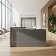 1.8m Reception Desk - Front Office Welcoming Desk - 5