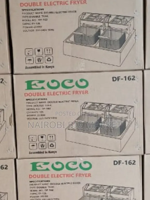 Ecco Double Deep Fryer - 1