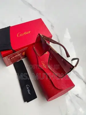 Cartier Rimless Shield Sunglasses