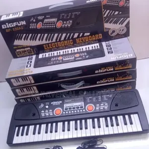 49 Keys Electronic Piano with Microphone and Charging Cable