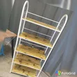 4-Tier Wooden Shoe Organizer Rack - 1