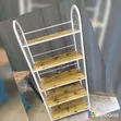 4-Tier Wooden Shoe Organizer Rack - 2