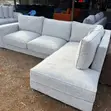 5 Seater L-Shape Sofa - Oatmeal Grey - 2