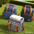 Large Insulated Thermo Lunch Bag - 2-in-1 Portable Meal Storage - 2