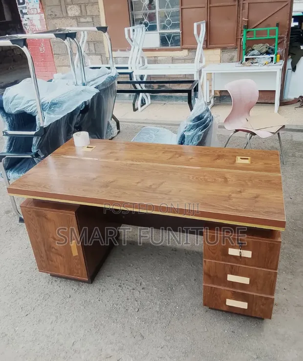 Brand New Boss Office Products Office Desk with Drawers - 1