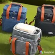 2-Compartment Insulated Lunch Bag - Large Capacity - 2
