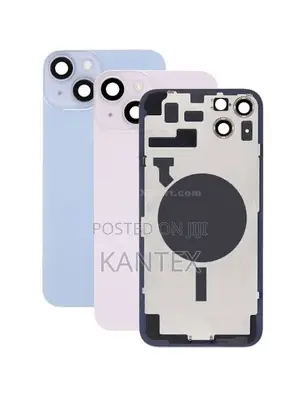 Generic iPhone 14 Back Glass Cover with Magnet and Lens