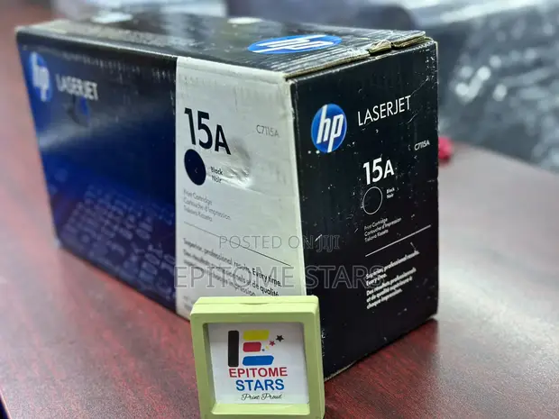 HP 15A (C7115A) Black LaserJet Toner Cartridge - 1