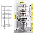 Stainless Steel Multi-Tier Kitchen Rack - 1
