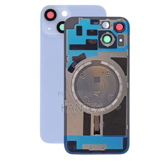 iPhone 14 Plus Back Glass Cover with Magnet and Lens - 1