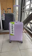 Lilac Rubber Suitcase - Small Size, Unbreakable - 1