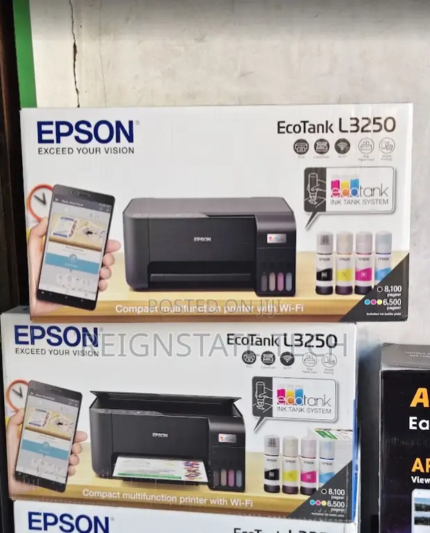 Epson L3250 Multifunction Colour Printer - WiFi - 1