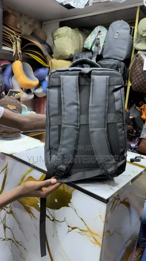 Yida Quality Spacious Black Backpacks