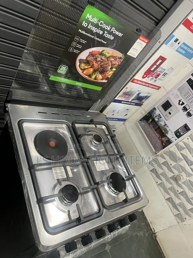 Syinix 60x60 Gas Cooker with Gas Sensor & Auto Ignition - 1