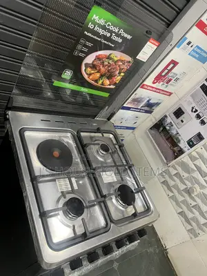 Syinix 60x60 Gas Cooker with Gas Sensor & Auto Ignition