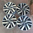 Toyota Passo 14-inch Black/Silver Rims - 1