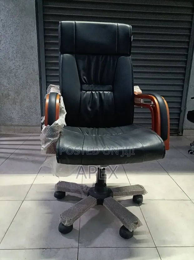 Executive Director Chair - Wooden Padded Arms - 1