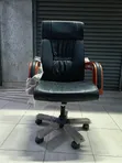 Executive Director Chair - Wooden Padded Arms - 3