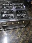 Commercial 4-Burner Square Stainless Steel Range - 3