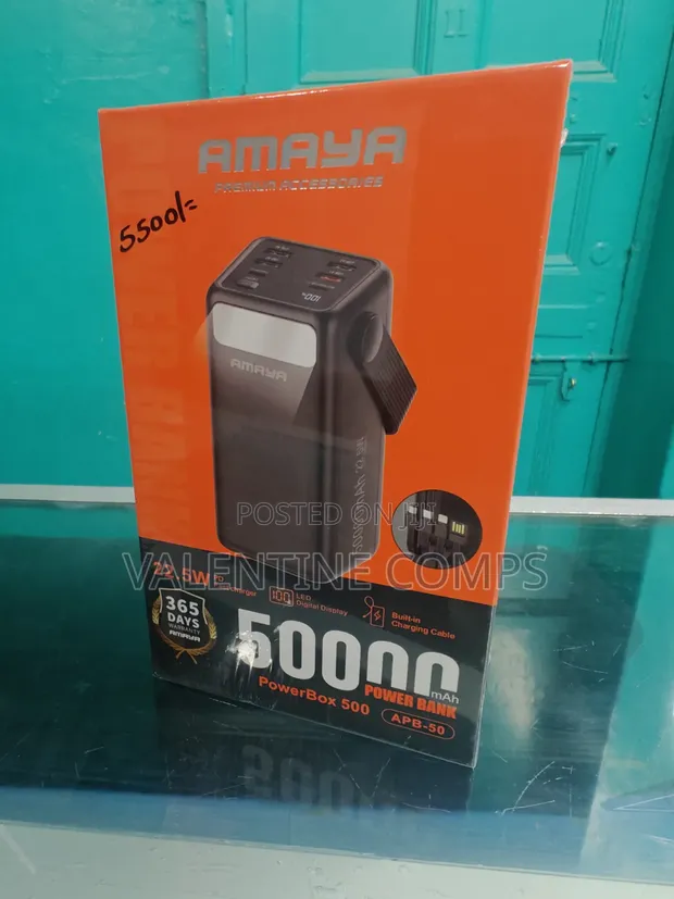 Amaya 50,000mAh Power Bank 22.5W - 1