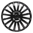 13" Gloss Black Wheel Trims with Locking Retention Rings - 1