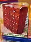 Mahogany Chest of Drawers - Brand New - 3