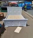 Brand New 5x6 Panel Bed - White - 2