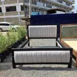 5x6 White Bed with Black Frame + Mattress - 2