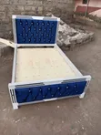 Brand New 4x6 Mocket Bed - Blue and White - 1