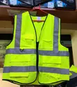 Green Reflector Vest with Pocket - 2
