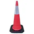 75cm Plastic Safety Cone - 2