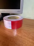 White & Red High Density Reflective Tape - 1