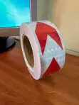 White & Red Reflective Tape - 1