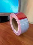 White & Red Reflective Tape - 2