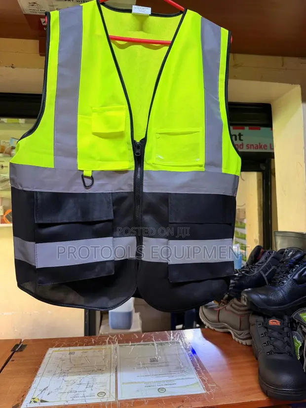 Green & Black Reflector Jacket - 1