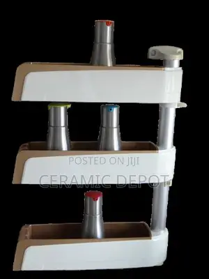 Wall Hanging Rack with 3 Spice Bottles (WZY-02S)