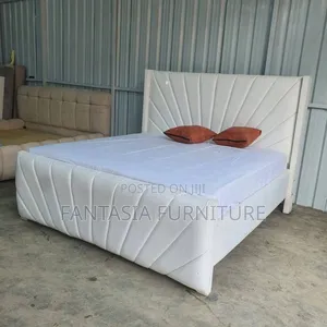 White 5x6 Bed Frame - Brand New