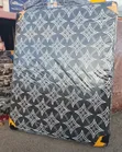 Chester Bed 5x6 with Textured Fabric Upholstery - 3