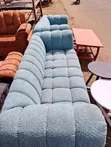 3-Seater Bouclé Bubble Sofa - 1