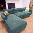 5-Seater Green Corner Sofa - 2