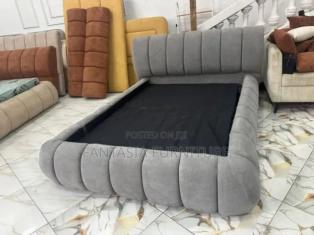 Grey 5x6 Bubble Bed Frame - 1