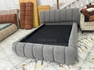 Grey 5x6 Bubble Bed Frame