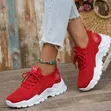 Ladies Knitted Sneakers - 1