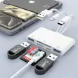5-in-3 Lightning to Type-C USB Card Reader - 1