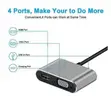 USB-C Hub 4-in-1 Adapter (HDMI, VGA, PD Fast Charge) - 2