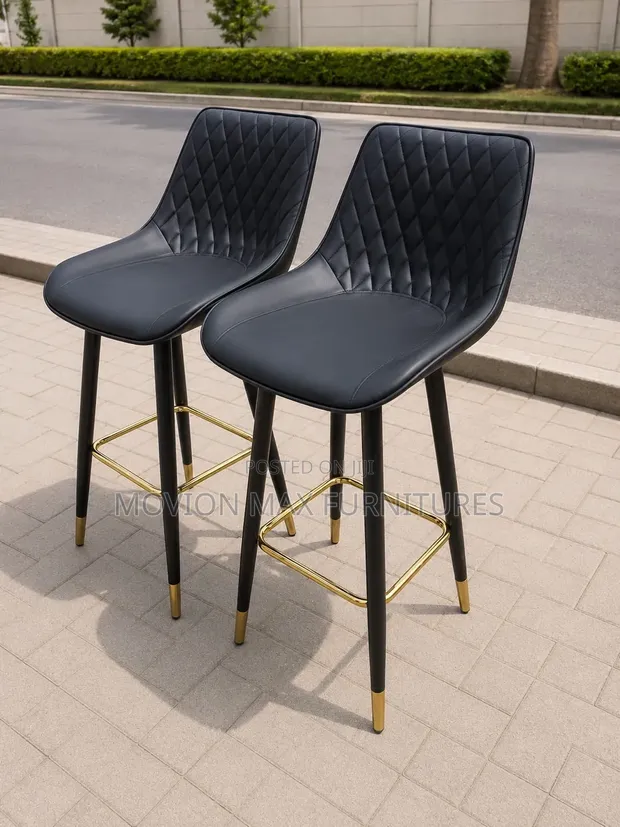 Brand New Leather Counter Stools - 1