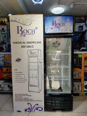 Roch 209L Showcase Display Fridge - Glass Door Beverage Cooler